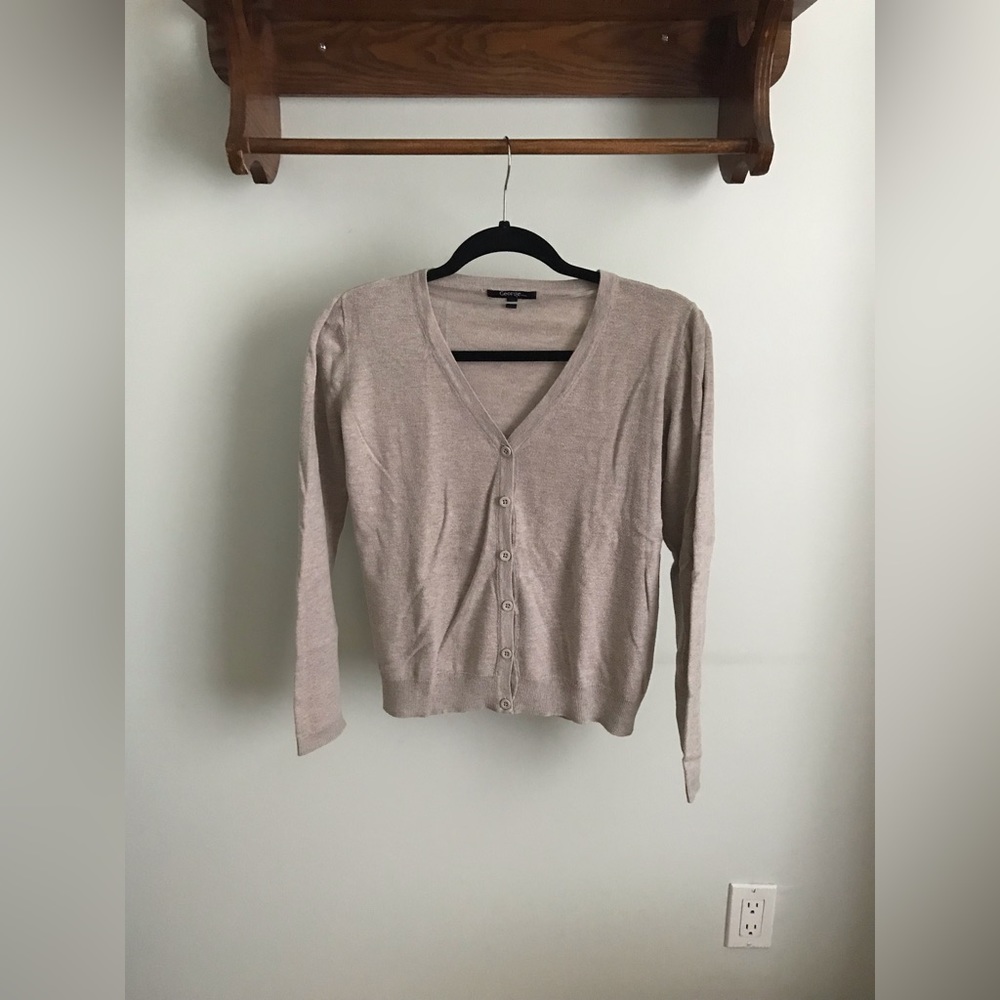 George Beige Classical Cardigan M